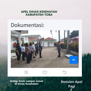 Apel Rutin Dilaksanakan di Dinas Kesehatan agar Tersampaikan Informasi yang Baik untuk Pelayanan Kesehatan