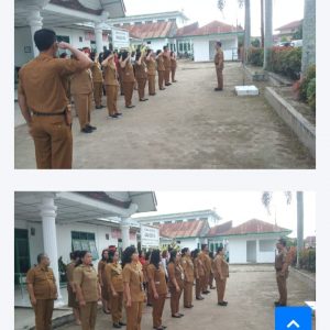 Arahan Kepala Dinas Kesehatan Kabupaten Toba Apel Pagi