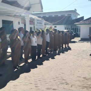 Apel di Lingkungan Dinas Kesehatan dipimpin Kepala Dinas Kesehatan dr.Freddi Seventry Sibarani,M.K.M.