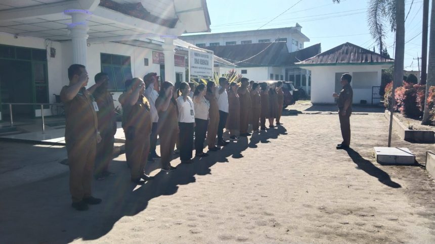 Apel di Lingkungan Dinas Kesehatan dipimpin Kepala Dinas Kesehatan dr.Freddi Seventry Sibarani,M.K.M.