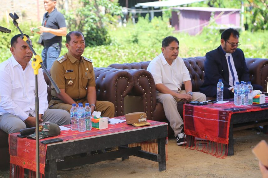 Dukung Program Makan Bergizi Gratis Peletakan Batu Pertama Pembangunan Dapur Horas Toba