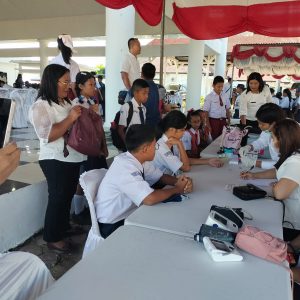 Pemeriksaan Golongan Darah bagi Anak dalam rangka Hari Anak Nasional