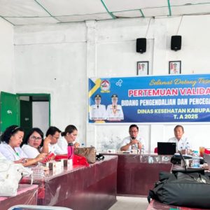 Rapat Evaluasi Data dan Kinerja Capaian Standar Pelayanan Minimal (SPM) Bidang Kesehatan Dinas Kesehatan Kabupaten Toba