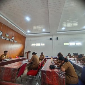 Rapat Internal Dinas Kesehatan Kabupaten Toba
