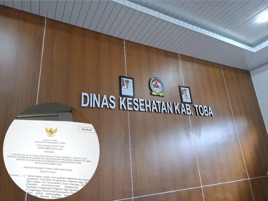 Dinas Kesehatan Kabupaten Toba Melaksanakan Tindak Lanjut tentang Tambahan Penghasilan Pegawai ASN Petugas Kesehatan di Desa Yang Berada Pada Indeks Kesulitan Geografis di Kabupaten Toba