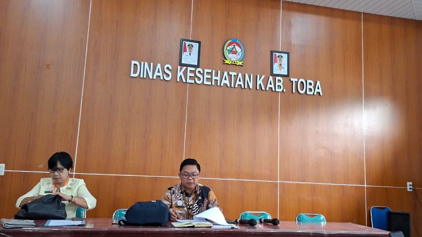 Dinas Kesehatan Kabupaten Toba Gelar Rapat Internal Sosialisasi Peraturan Bupati Nomor 24 Tahun 2026
